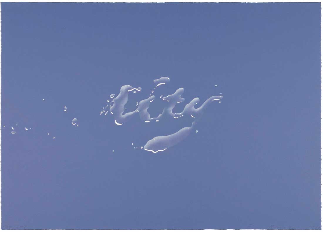 Ed Ruscha’s “City” at the Amon Carter Museum.