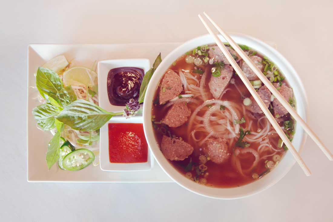 Everything, including the beef pho, is made from scratch at Miss Saigon II. Adrien P. Maroney