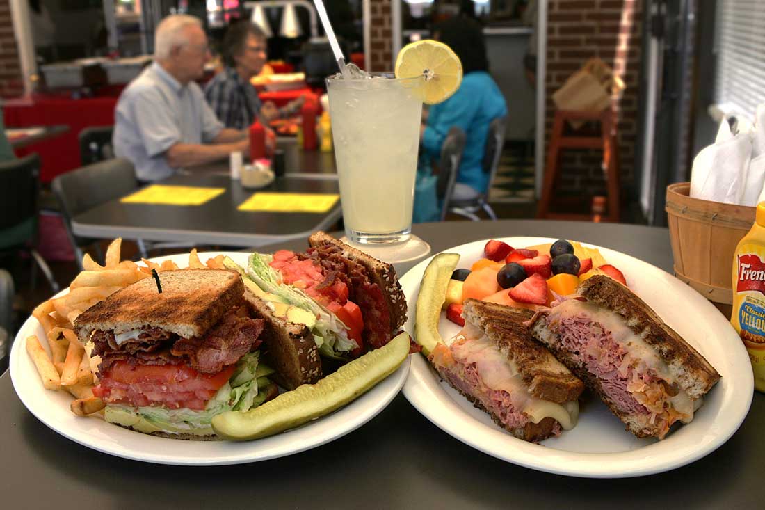 The Chuck Norris (left) and “The World’s Best Reuben” are calling you out. Lee Chastain