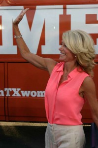 Wendy Davis may be looking good, but she’s also working for the people. Jeff Prince