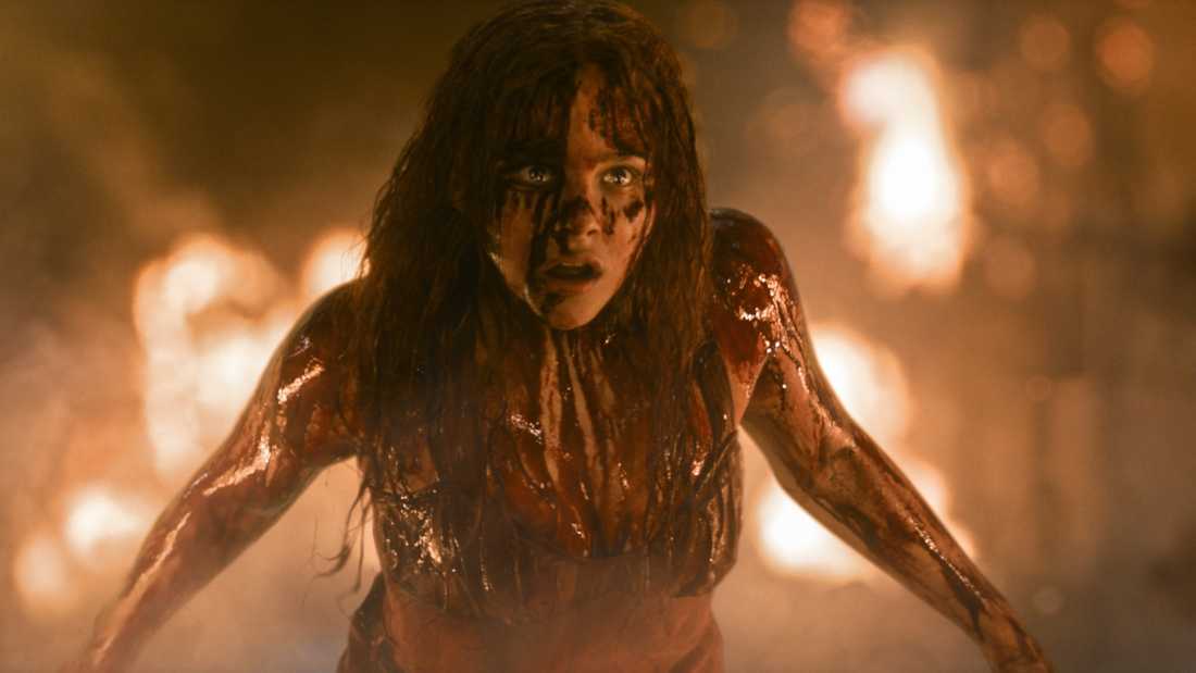 Chloë Grace Moretz wreaks her vengeance on her high-school's senior class in Carrie.