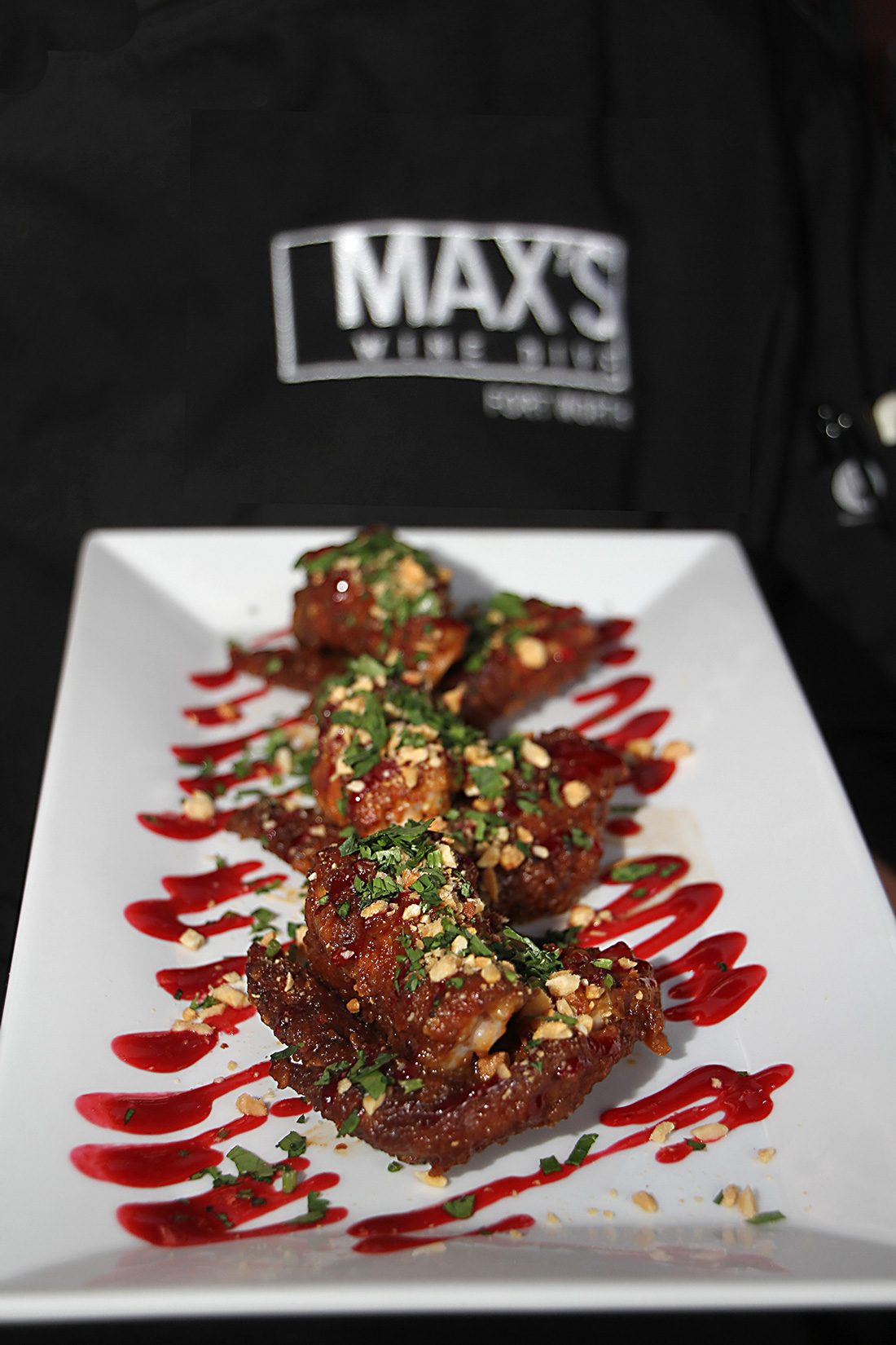 Peanut butter and jelly chicken wings await at Max’s. Lee Chastain