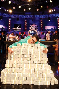 Esfandiari paid $1 million to enter a 2012 WSOP charity tournament — and won $18 million. Courtesy WSOP