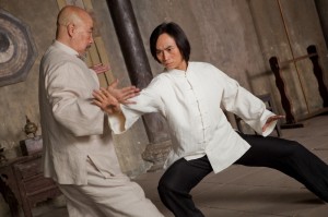 Yu Hai and Tiger Hu Chen spar in Man of Tai Chi.