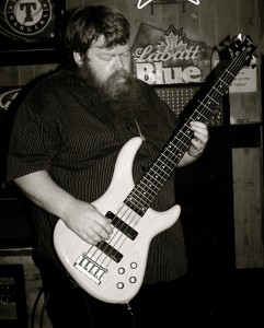FEATURE_2 Atkins magnified his massive bass assault with a solemn, intimidating presence. Courtesy Photo