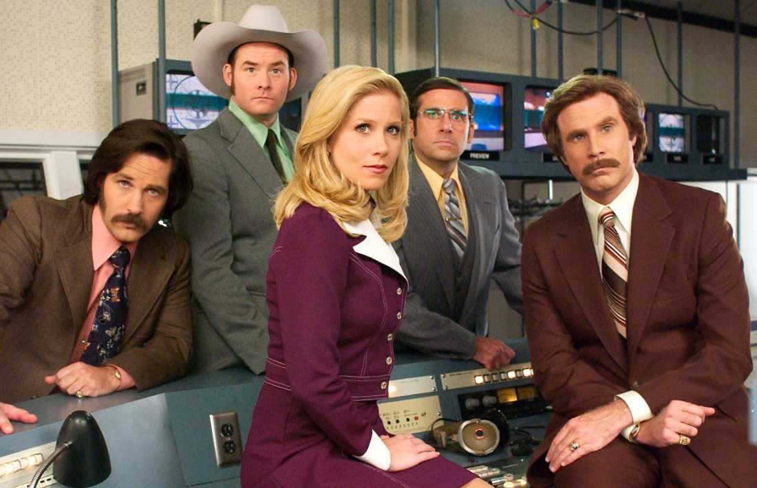 "Anchorman: The Legend Continues" opens Wednesday.