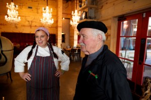 Kalen Morgenstern, executive sous chef of Tillman’s Roadhouse, takes a break to chat with Kaufmann.