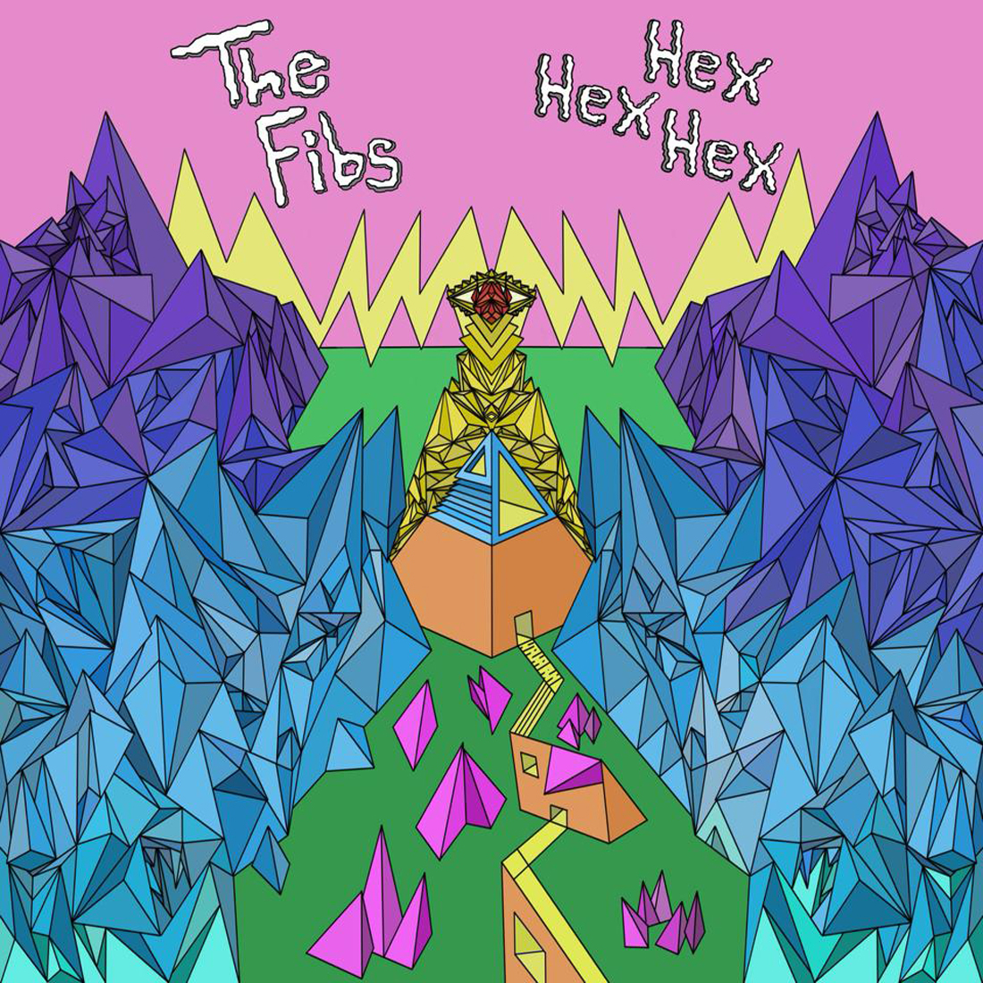 With artwork by Cody Soape, The Fibs’ recently released debut album, Hex Hex Hex, is bipolar.