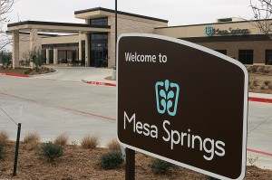 Mesa Springs, in southwest Fort Worth, is helping deal with an overflow of patients. Lee Chastain