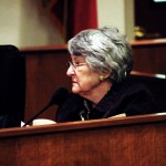 Judy Needham was questioned about her association with the Linebarger law firm. Matthew Blake