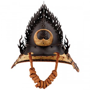 This helmet represents the flaming jewel.