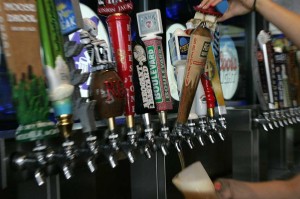 There are dozens of craft beer taps at Brewsters.