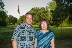 Krisan Buckel, right, with husband Bob: “It’s a profoundly rewarding thing for any family to do.”