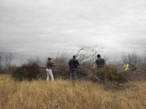 Controlled burns can be risky; Friends of Tandy Hills volunteers rely more on controlled cuts. Courtesy Tandy Hills