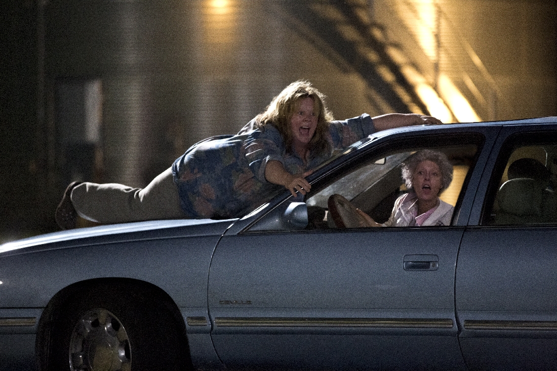 Melissa McCarthy and Susan Sarandon play a very reckless car game in Tammy.