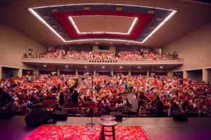 The sold-out crowd at Will Rogers Memorial Center was loud and rowdy.