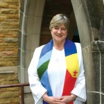 At First Congregational United Church of Christ, the Rev. Lee Ann Bryce promotes loving coexistence to a diverse congregation. Jeff Prince