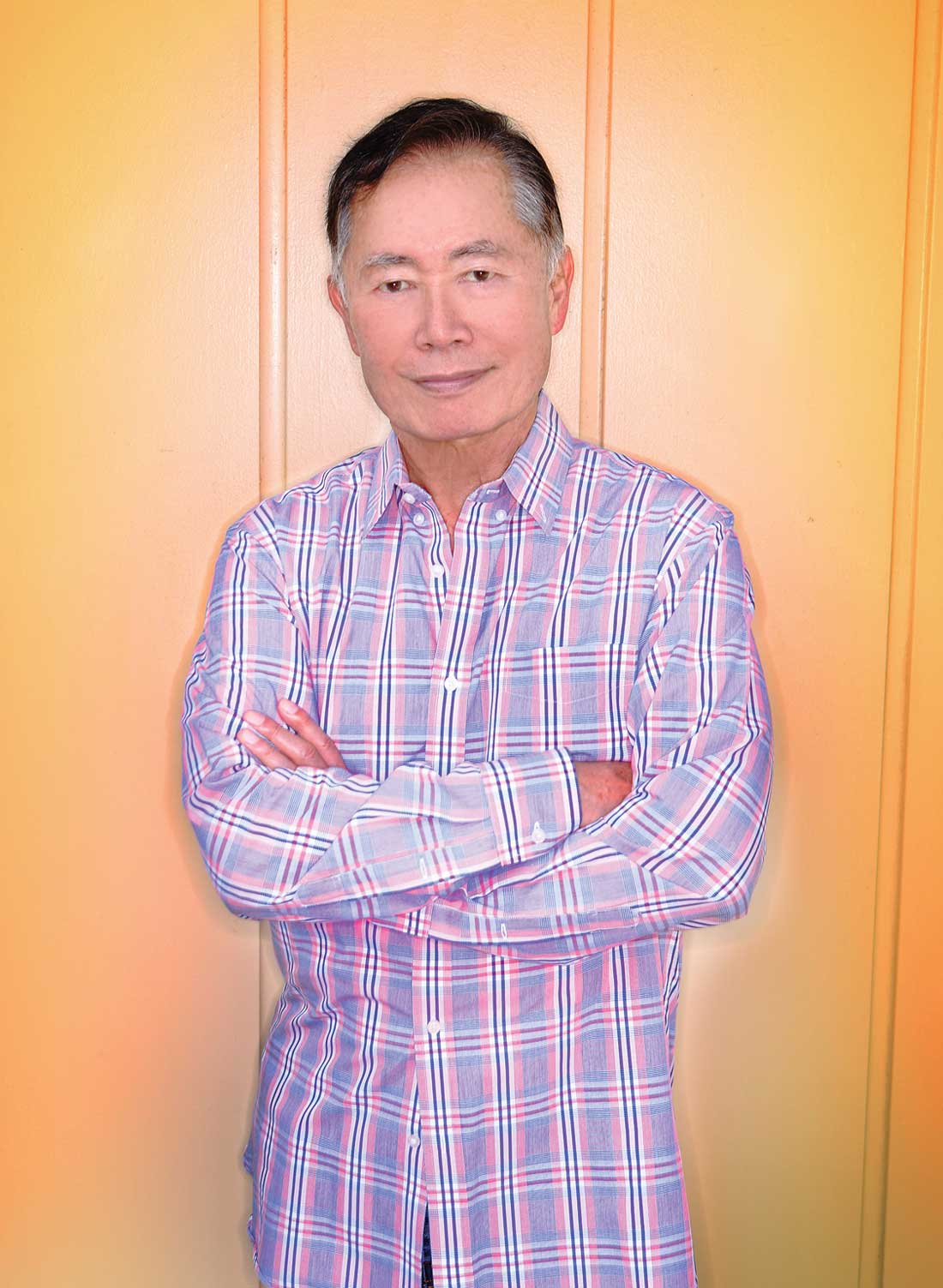 George Takei talks about his colorful life and career at UNT, Monday.