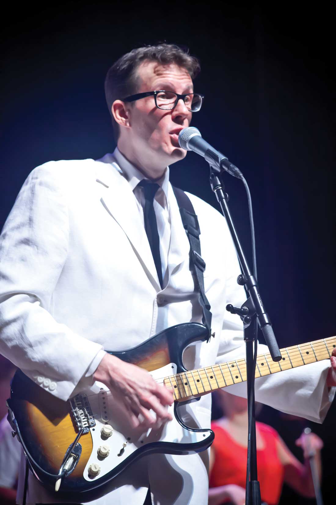 Kevin Kratzke plays Buddy Holly in Texas Family Musicals’ farewell show, Fri.