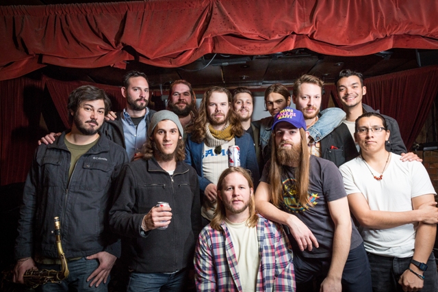 The Hanna Barbarians -- all current and past members; most of them are shown here -- will be dearly missed. Come send them off in style Friday at Lola's and Saturday, Jan. 17, at The Grotto. Photo by Vishal Malhotra.