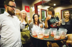 Interest was high for the debut of a new ale at The Bearded Lady.