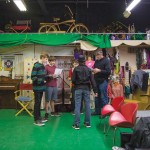 Students prepare for rehearsal at the acting school.