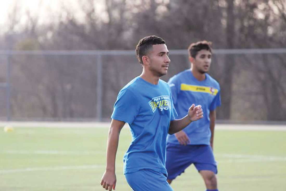 Nestor Martinez (left) will travel to England later this year. Courtesy Sam Reynolds