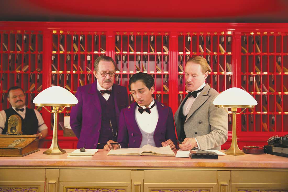 Milena Canonero’s costumes are Oscar-worthy in The Grand Budapest Hotel.