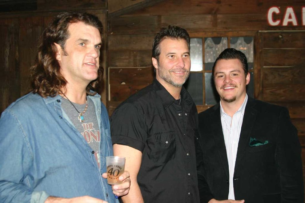 Weathers (right): “I’m looking for partners on all ends of the spectrum.” Photo by Steve Watkins.