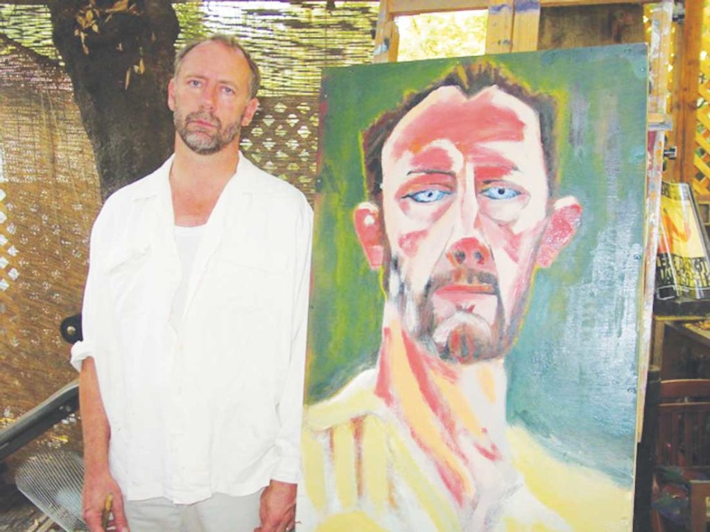 Xander Berkeley enjoys painting and sculpting along with acting in blockbusters and indies. Photo courtesy of Tom Huckabee.