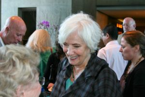 ACTOR/SINGER BETTY BUCKLEY SANG A GOSPEL HYMN.