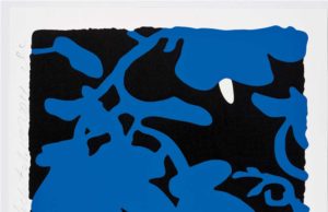 Donald Sultan’s “Blue and Black”