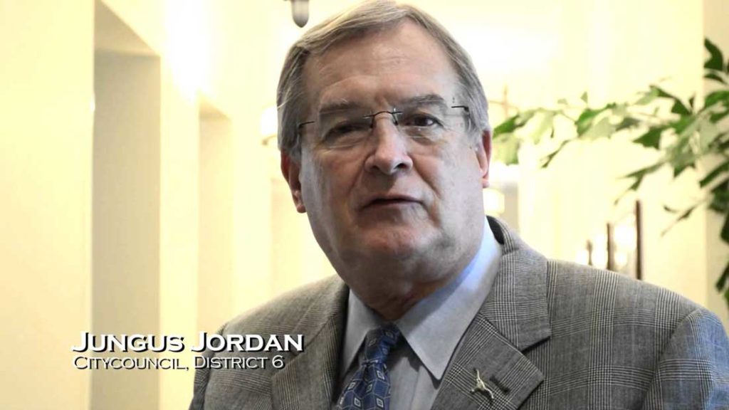 District 6 Councilman Jungus Jordan. Photo from youtube.