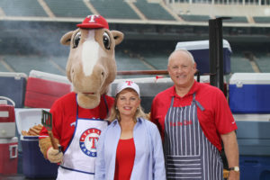 Rangers Captain, Ruth and Nolan Ryan