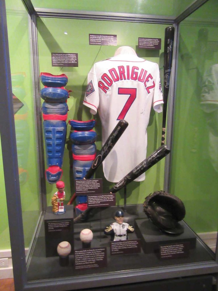 Rodriguez’ career highlights are showcased at the Baseball Hall of Fame.