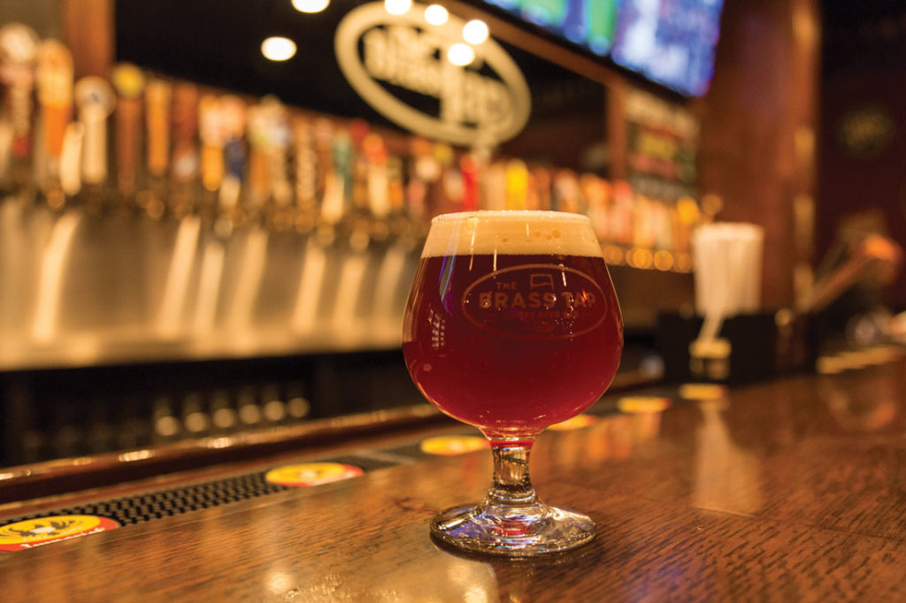 The beer selection is the best, according to our critic, at The Brass Tap. Photo by Vishal Malhotra.