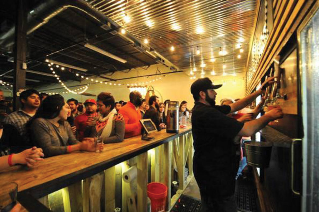 It’s always a party at Panther Island Brewing Company, our critic’s pick for best taproom tour. Courtesy Fortworth.com