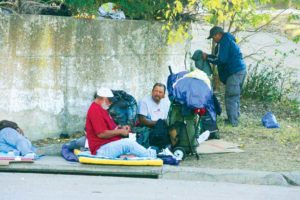 Tarrant and Parker counties have seen a slight decrease in the overall homeless population over the past several years.  Photo by Lee Chastain.