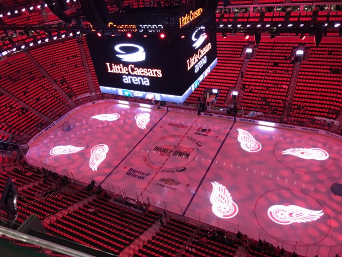 Little Caesars Arena in Detroit