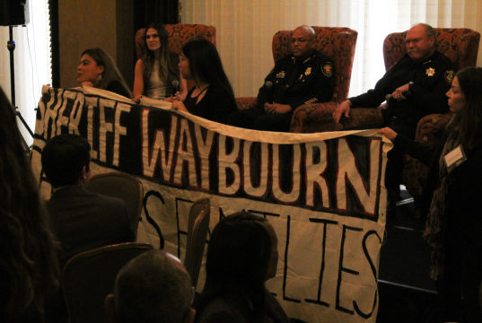 United Fort Worth Disrupts Hispanic Chamber of Commerce Meeting