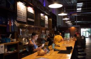 Barside Drinking at Martin House