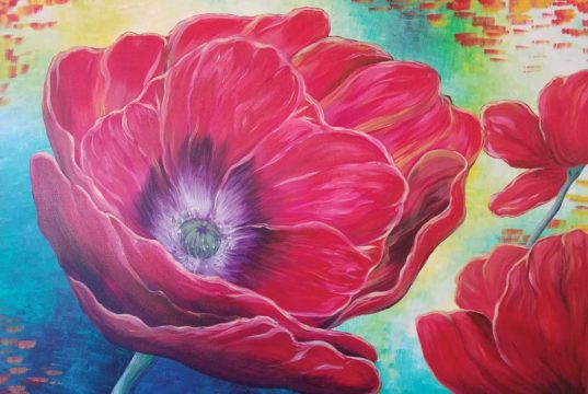 Trista Morris’ “The Energy of Poppies”