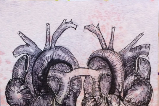 Linda Little’s “Combined Hearts”