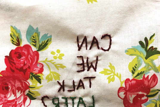 Hannah Taylor’s “Can We Talk Later?”