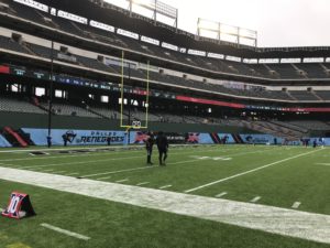 Globe Life Field end zone