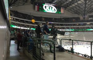 Dallas Stars TV camera