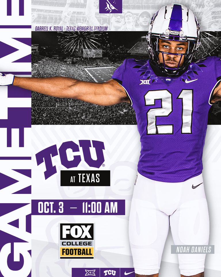 TCU 59 Tarleton State 17 Duggans Day  Frogs O War