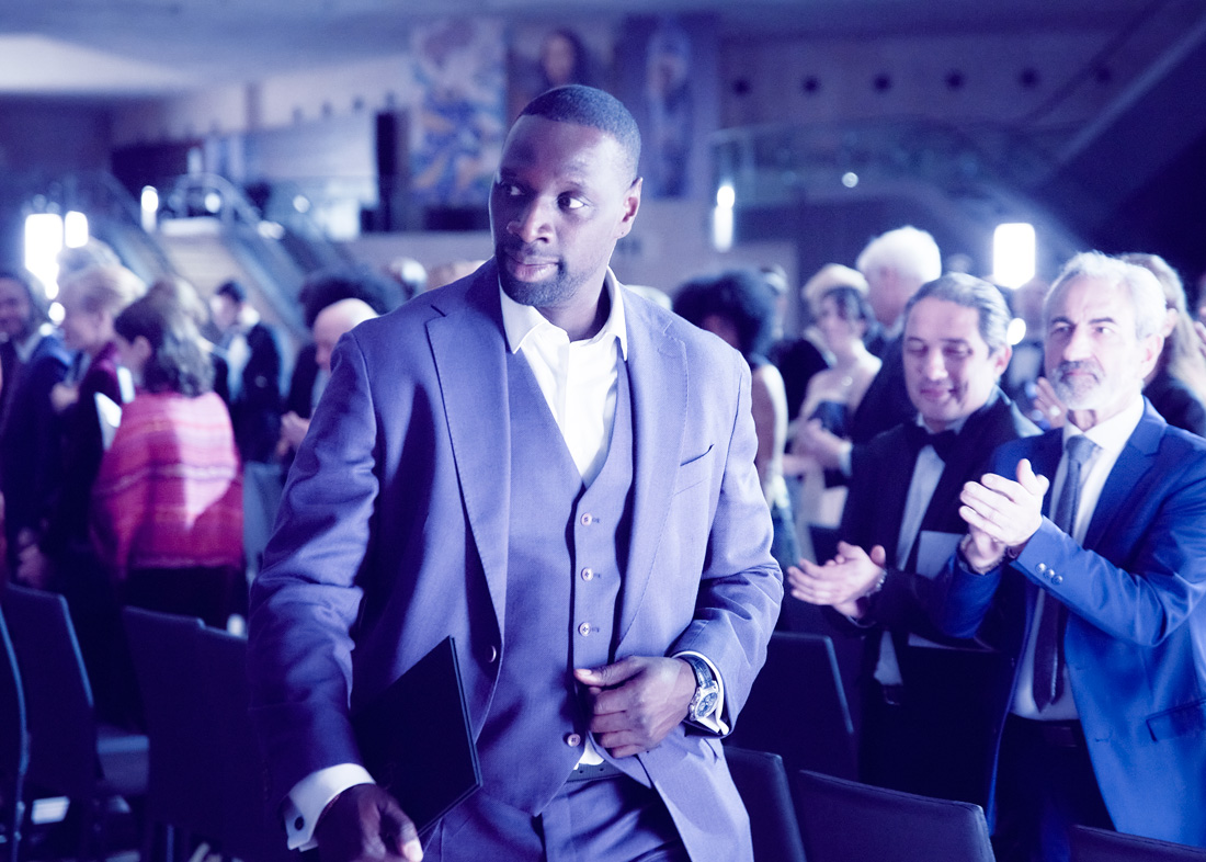 Lupin Omar Sy Purple Color Blazer