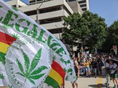 Hundreds Gather for Weed March Downtown
