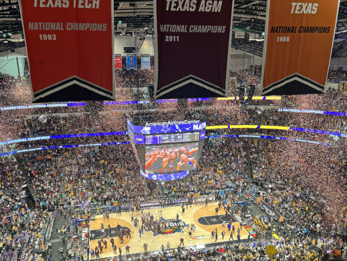 2023 Women's Final Four postgame celebration